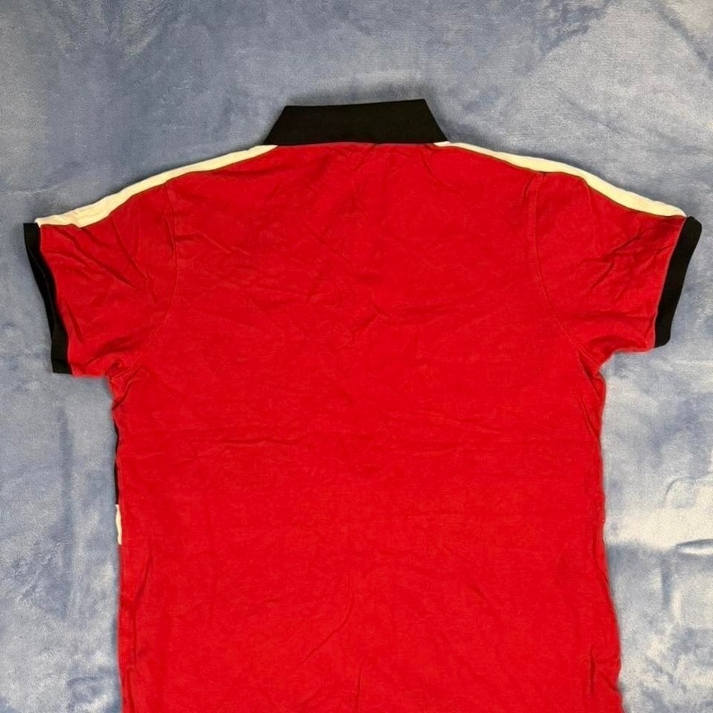 Tusuo Rush‎ Red & black vintage polo shirt men size 2xl - Picture 5 of 8